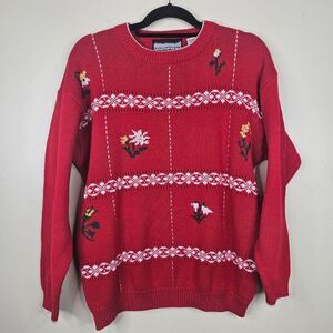 Bramble Lane vintage daffodil sweater size M